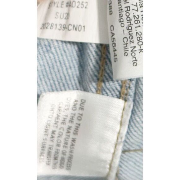 Madewell Light Wash Blue Stitched Strap Utility Pocket Denim Jumpsuit Size 14 - Picture 14 of 16